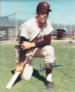 AUTOGRAPHED JERRY DAVANON 8X10 San Diego Padres photo