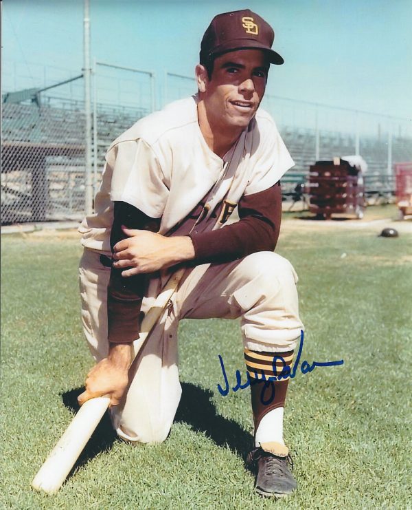 AUTOGRAPHED JERRY DAVANON 8X10 San Diego Padres photo