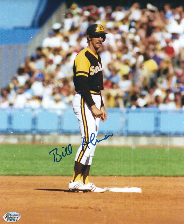 AUTOGRAPHED BILL ALMON 8x10 San Diego Padres photo