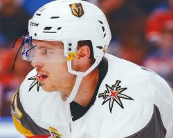 Autographed JON MERRILL 8x10 Vegas Golden Knights photo