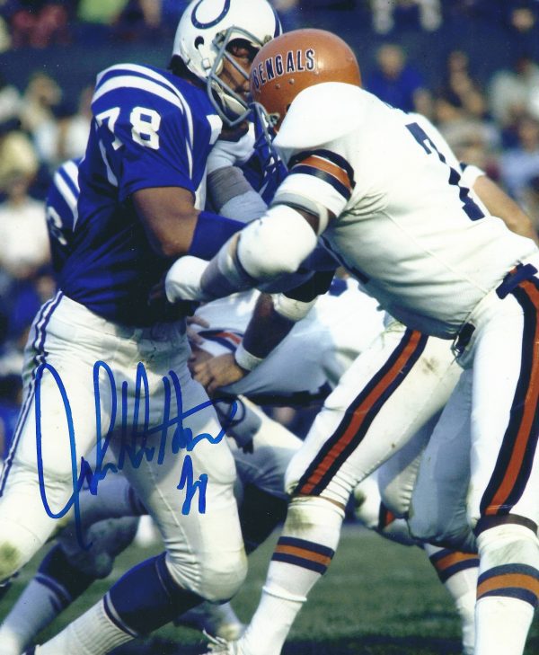 Autographed  8X10 John Dutton Baltimore Colts photo