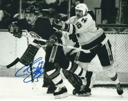 Autographed GORDIE ROBERTS 8X10 Minnesota North Stars  Photo