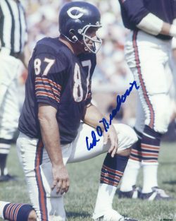 Autographed ED O'BRADOVICH 8X10 Chicago Bears Photo