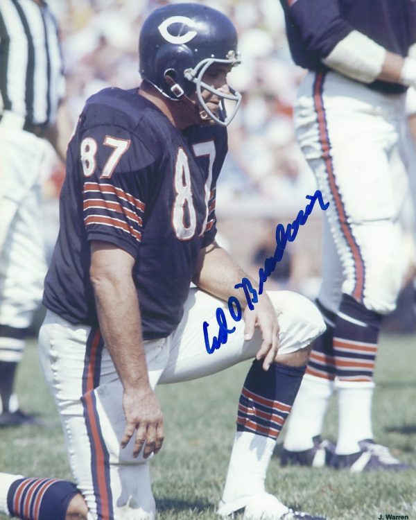 Autographed ED O'BRADOVICH 8X10 Chicago Bears Photo