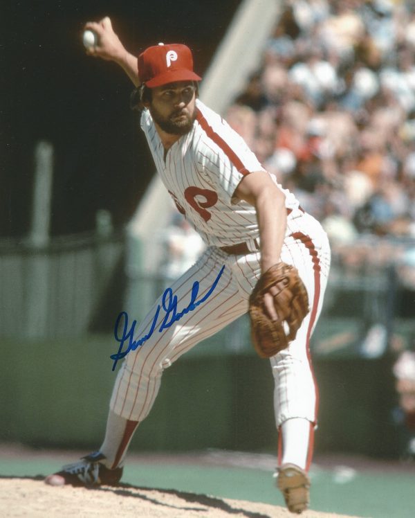 AUTOGRAPHED GENE GARBER 8X10 Philadelphia Phillies Photo