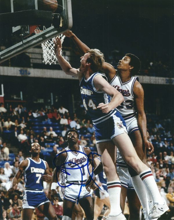 Autographed DAN ISSEL 8X10 DENVER NUGGETS photo
