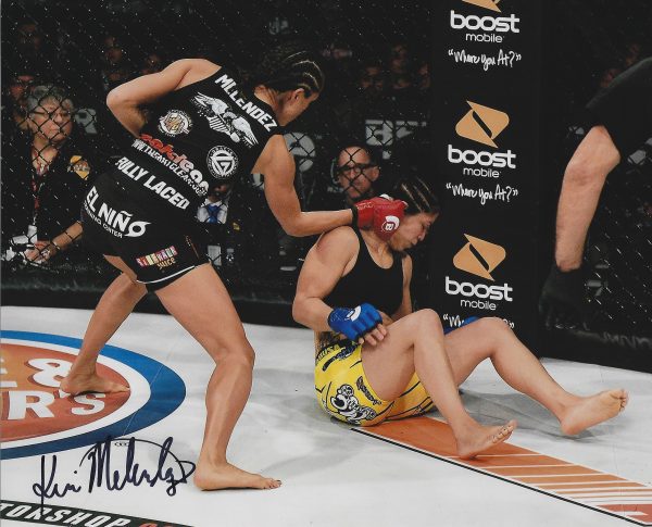 Autographed Keri Anne Taylor Melendez UFC & MMA 8x10 photo with COA