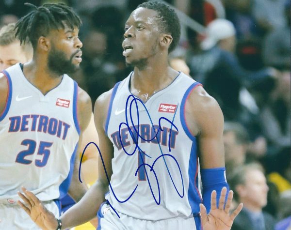 Autographed REGGIE JACKSON  8X10 Detroit Pistons Photo
