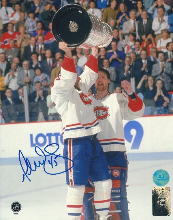 Autographed GILBERT DIONNE 8X10 Montreal Canadiens Photo