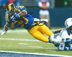 AUTOGRAPHED ZAC STACY 8x10 St Louis Rams Photo