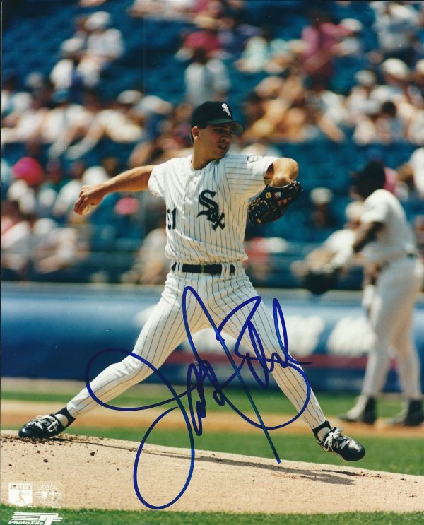 AUTOGRAPHED JASON BERE 8X10 Chicago White Sox Photo