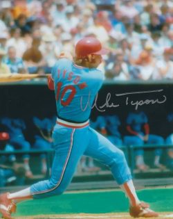 AUTOGRAPHED MIKE TYSON 8X10 St. Louis Cardinals photo