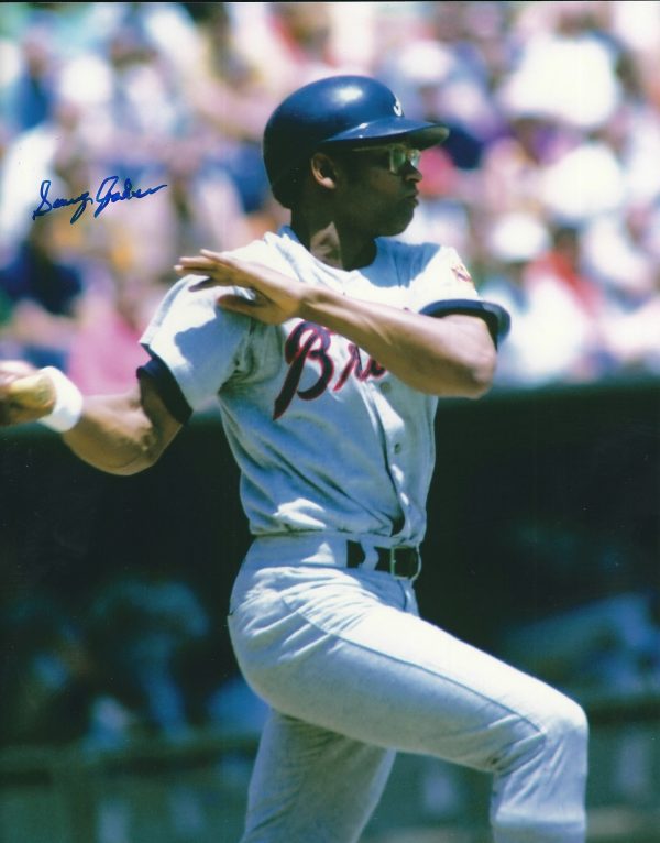 AUTOGRAPHED SONNY JACKSON 8X10 Atlanta Braves photo