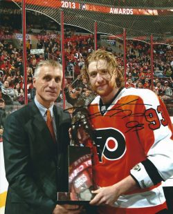 Autographed JAKUB VORACEK 8X10 Philadelphia Flyers Photo