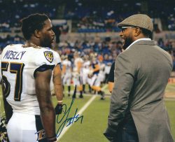 Autographed C.J. MOSLEY 8X10 Baltimore Ravens Photo