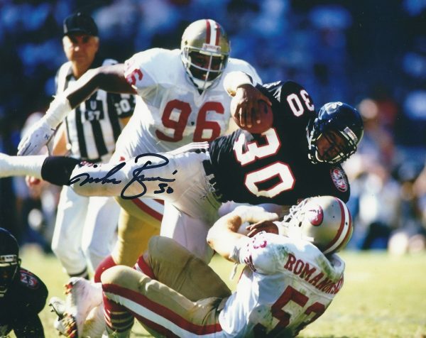 Autographed MIKE ROZIER 8x10 Atlanta Falcons photo