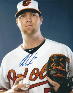 AUTOGRAPHED RYAN WEBB 8X10 Baltimore Orioles Photo