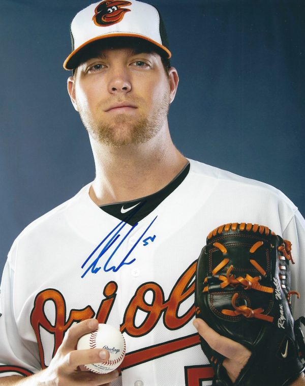 AUTOGRAPHED RYAN WEBB 8X10 Baltimore Orioles Photo