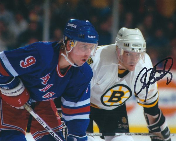 Autographed ANDY BRICKLEY 8X10 Boston Bruins  Photo