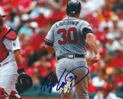 AUTOGRAPHED RYAN LAVARNWAY 8X10 Atlanta Braves photo