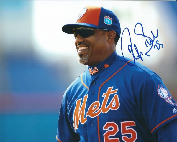 Autographed RICKY BONES 8X10 New York Mets photo