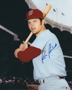 AUTOGRAPHED RICK REICHARDT 8X10 Washington Senators Photo