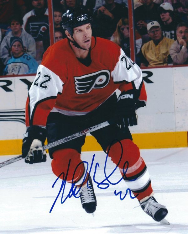 Autographed MIKE KNUBLE photo - Philadelphia Flyers