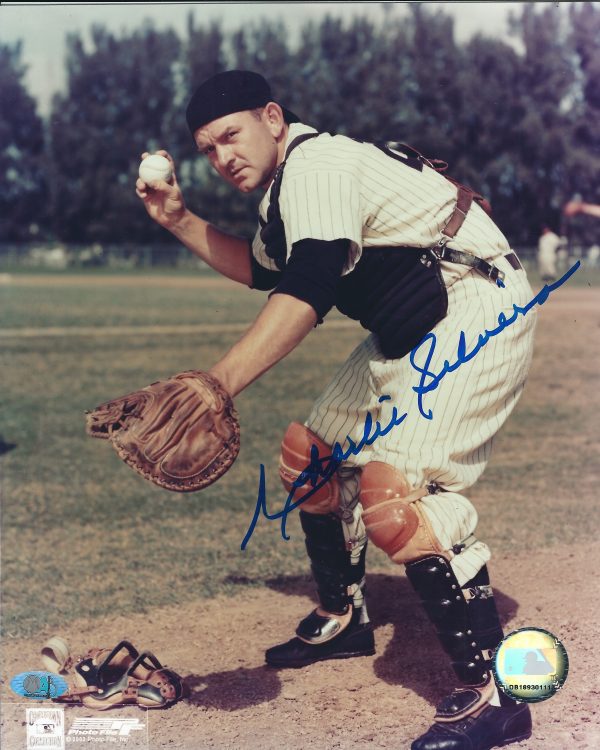 AUTOGRAPHED CHARLIE SILVERA 8x10 New York Yankees Photo