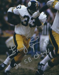 Autographed FRENCHY FUQUA 8X10 photo Pittsburgh Steelers