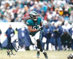 Autographed DANNELL ELLERBE 8X10 Philadelphia Eagles Photo