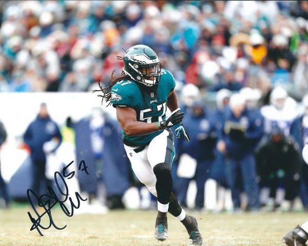 Autographed DANNELL ELLERBE 8X10 Philadelphia Eagles Photo