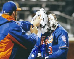 AUTOGRAPHED Curtis Granderson 8X10 New York Mets photo