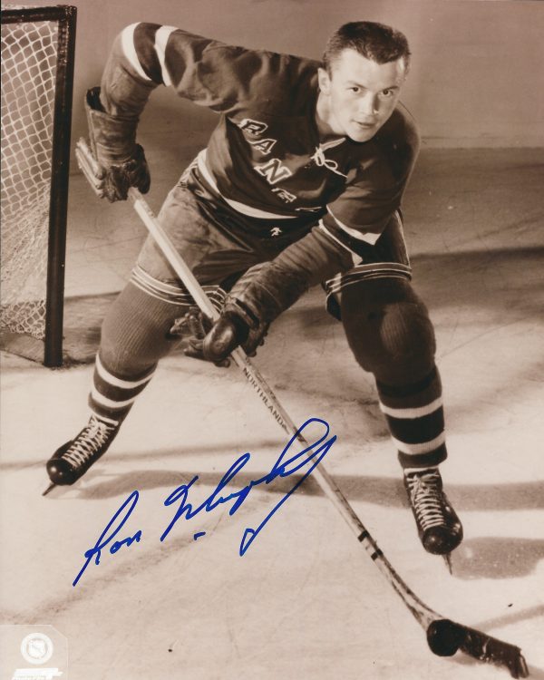 Autographed  RON MURPHY 8X10 New York Rangers Photo