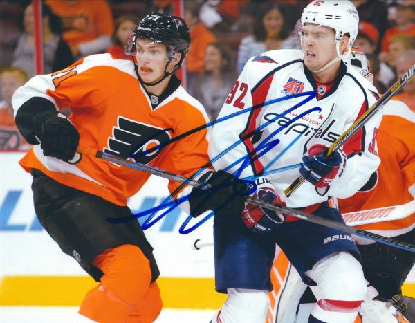 Autographed TRAVIS SANHEIM 8X10 Philadelphia Flyers Photo