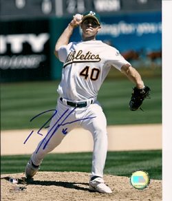 AUTOGRAPHED RICH HARDEN 8x10 Oakland A's Photo