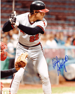 AUTOGRAPHED  DICK SCHOFIELD JR 8x10 California Angels Photo