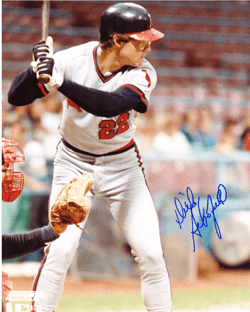 AUTOGRAPHED DICK SCHOFIELD JR 8x10 California Angels Photo - Main Line  Autographs