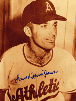 AUTOGRAPHED SIGNED photo SPOOK JACOBS #2 Philadelphia A's