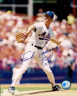 AUTOGRAPHED FRANK TANANA New York Mets photo