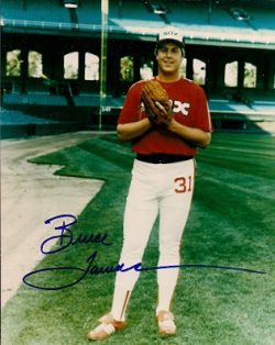 AUTOGRAPHED  photo BRUCE TANNER  Chicago White Sox