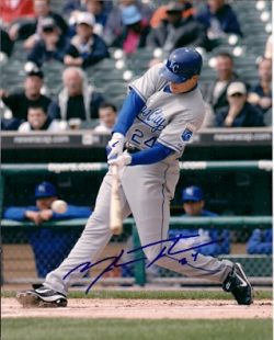 AUTOGRAPHED  photo MARK TEAHEN  KC Royals
