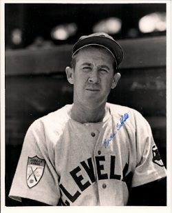 AUTOGRAPHED  BIRDIE TEBBETTS 8x10 Cleveland Indians Photo