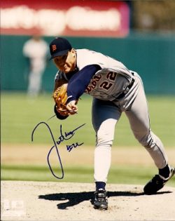 AUTOGRAPHED  photo JUSTIN THOMPSON  Detroit Tigers