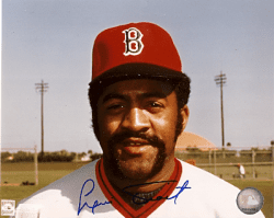 AUTOGRAPHED LUIS TIANT 8X10 Boston Red Sox photo