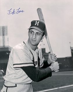 AUTOGRAPHED FRANK TORRE 8x10 Milwaukee Braves photo