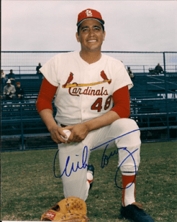AUTOGRAPHED MIKE TORREZ St. Louis Cardinals photo