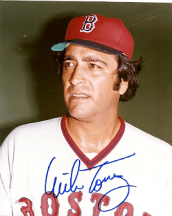 AUTOGRAPHED MIKE TORREZ 8x10 Boston Red Sox photo