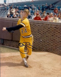 AUTOGRAPHED  photo JOHN TUDOR - Pittsburgh Pirates