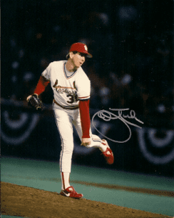 AUTOGRAPHED JOHN TUDOR St. Louis Cardinals photo