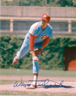 AUTOGRAPHED  WAYNE TWITCHELL photo  Philadelphia Phillies